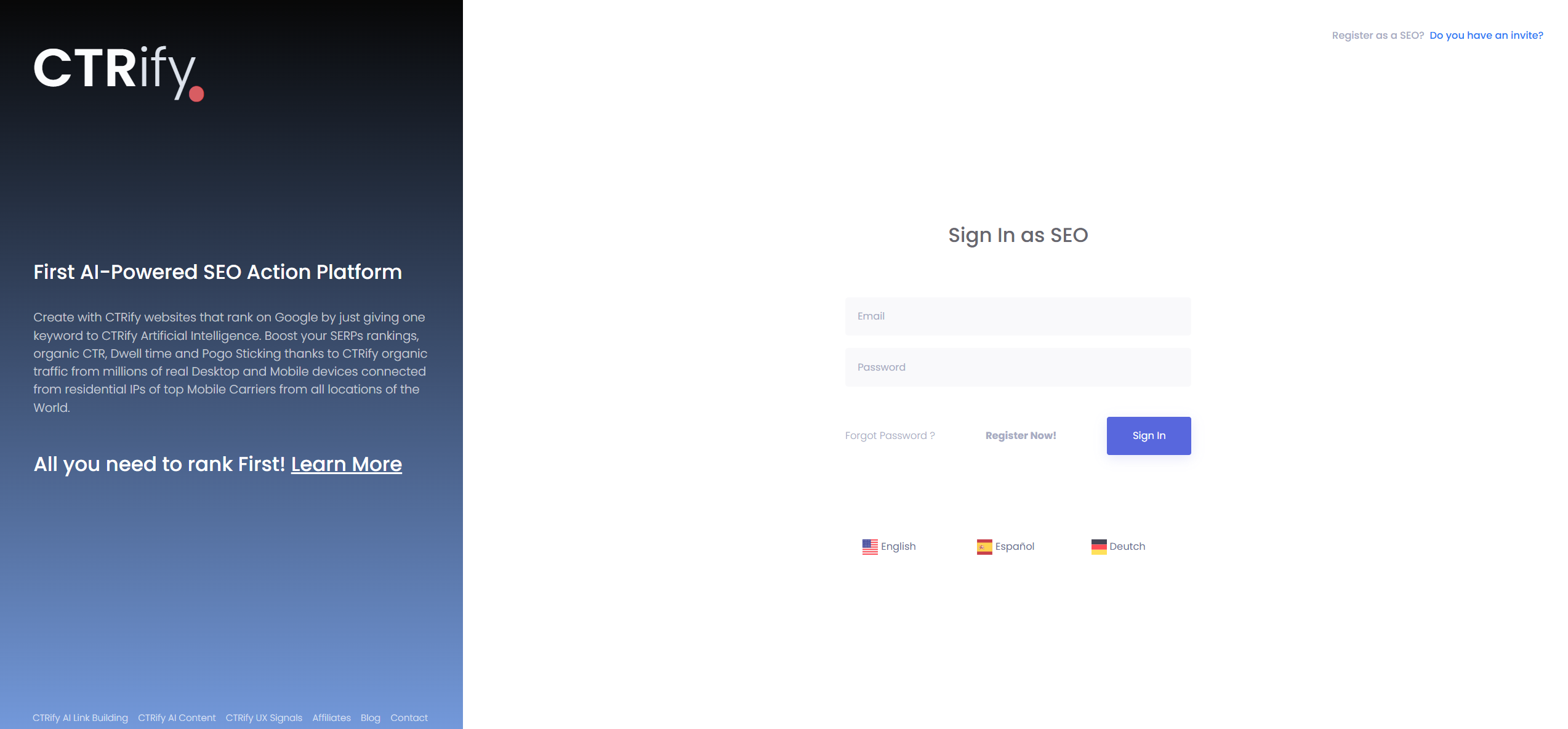CTRify:AI革命,全面优化您的网站SEO