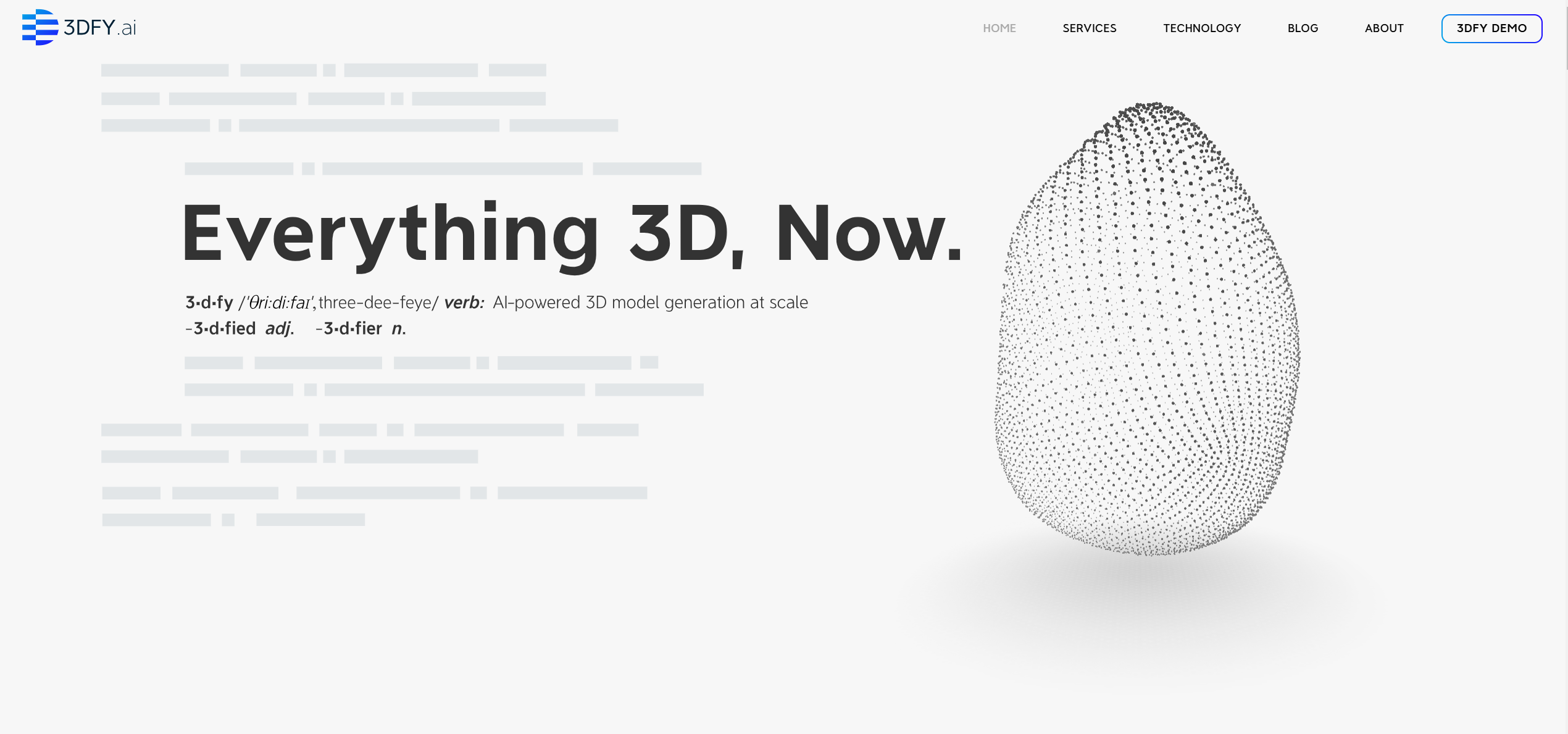 3DFY.ai:将您的想象力转化为3D现实