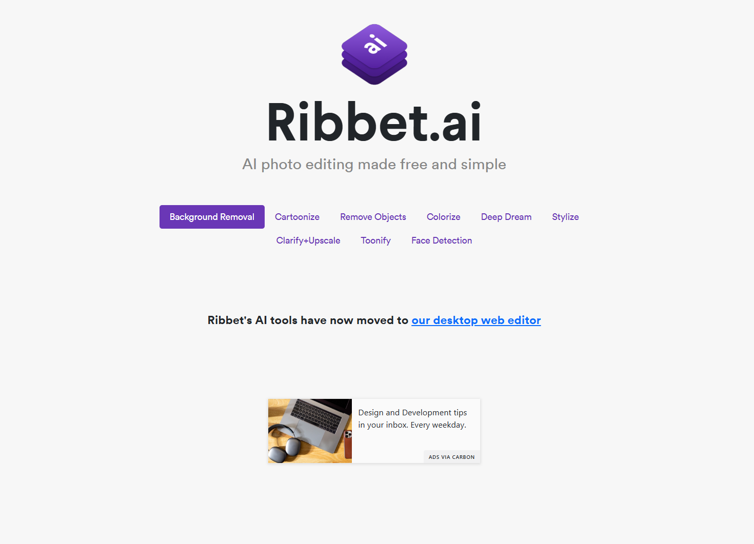 Ribbet.ai:重新定义照片编辑的界限
