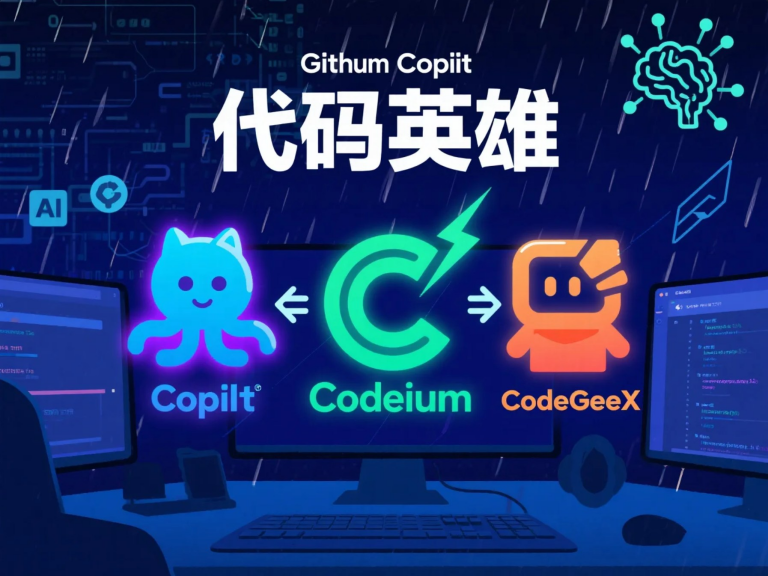 GitHub Copilot vs Codeium vs CodeGeeX大PK:谁是程序员的AI最佳拍档?(金大哥深度评测)