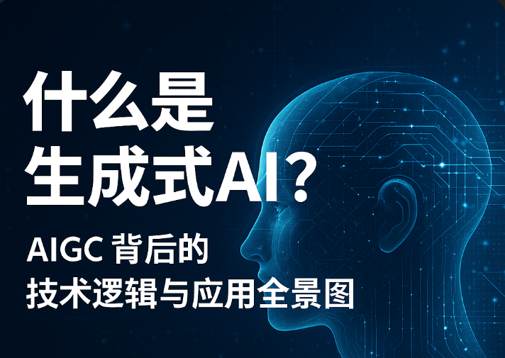 生成式AI详解:AIGC 背后的技术逻辑与热门应用全景