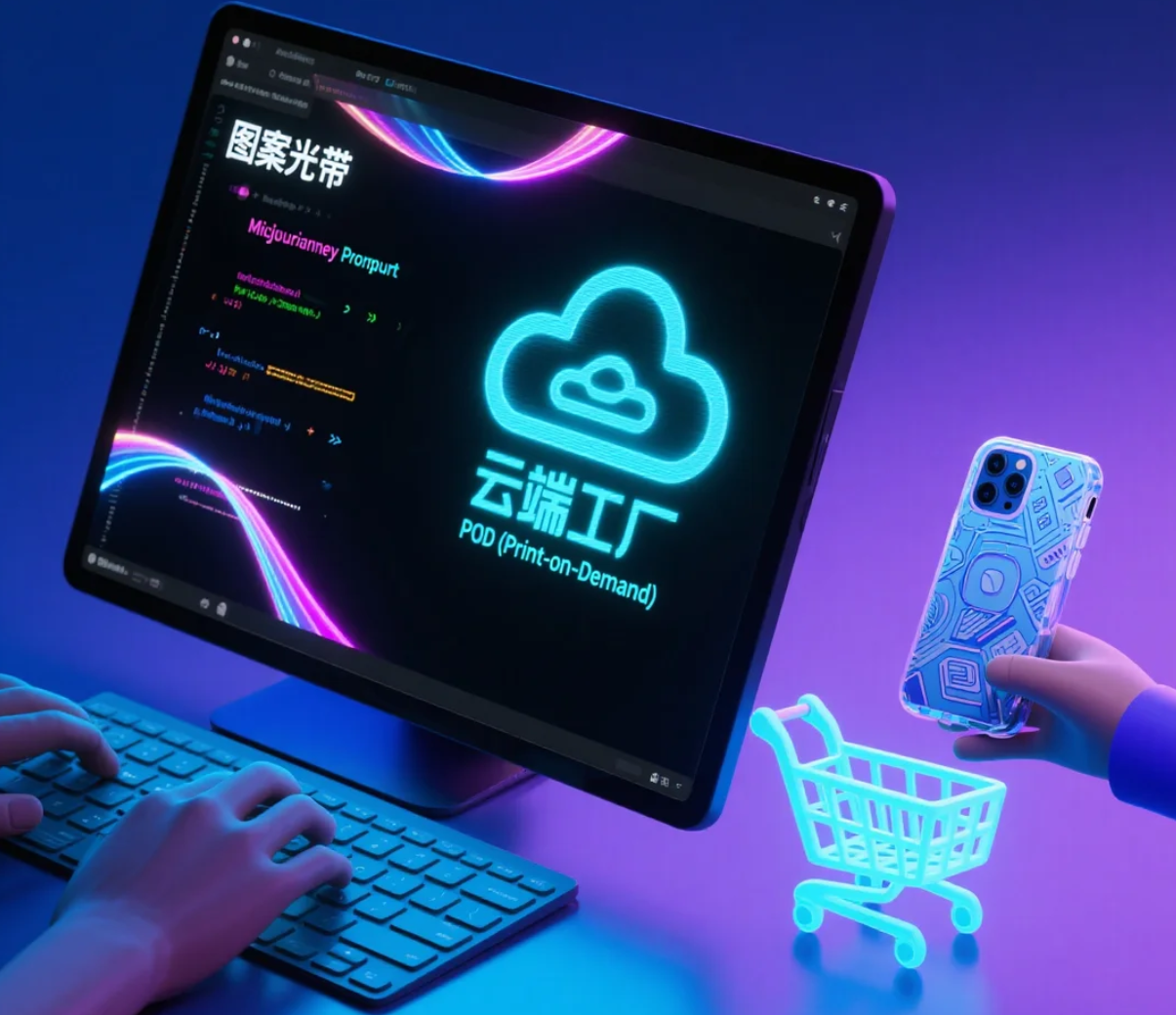 《AI副业探索(第1期):我如何用Midjourney,设计并销售“手机壳图案”?》