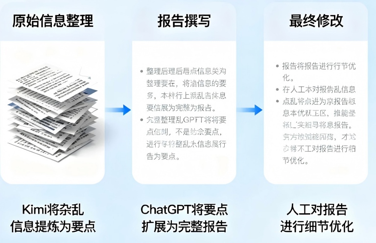 《如何用AI在1小时内,完成一篇高质量的周报/月报?》