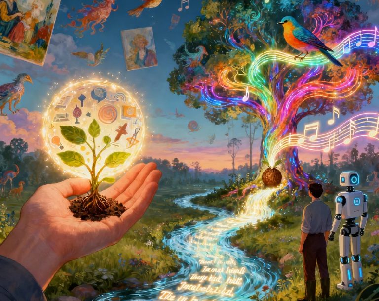 AI创意伙伴：当人工智能成为艺术创作的新画笔