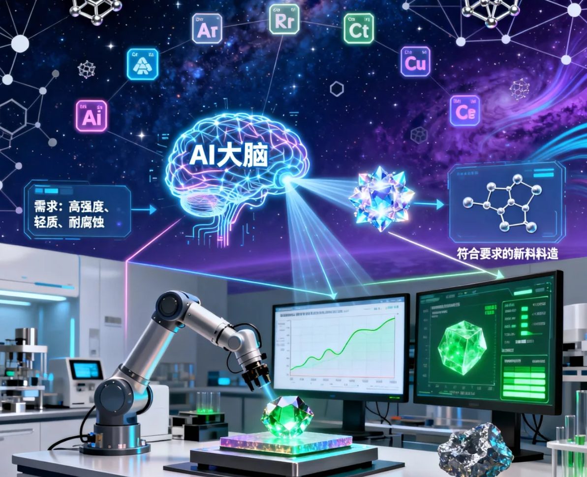 AI驱动材料科学：当算法成为“元素魔法师”，人类如何告别万年试错史？