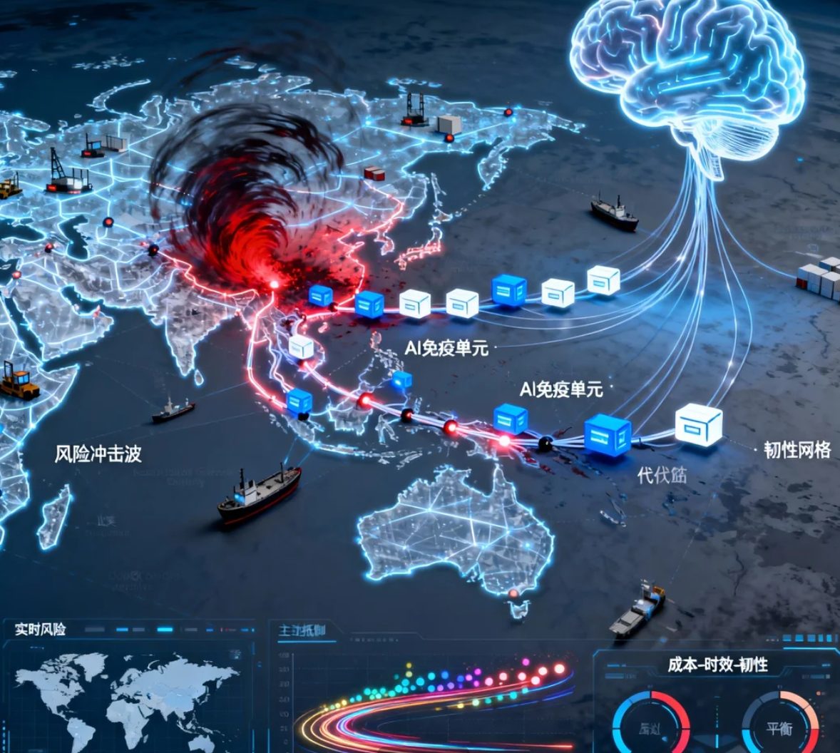 AI供应链“免疫系统”：当全球化动脉硬化，算法如何成为疏通的“数字白细胞”？