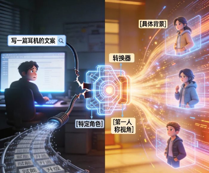 从“词穷”到“文涌”：1个AI写作高阶技巧，让你告别平庸文案