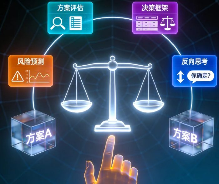 用AI做“决策助理”：从方案评估到风险预判，一套辅助思考的框架