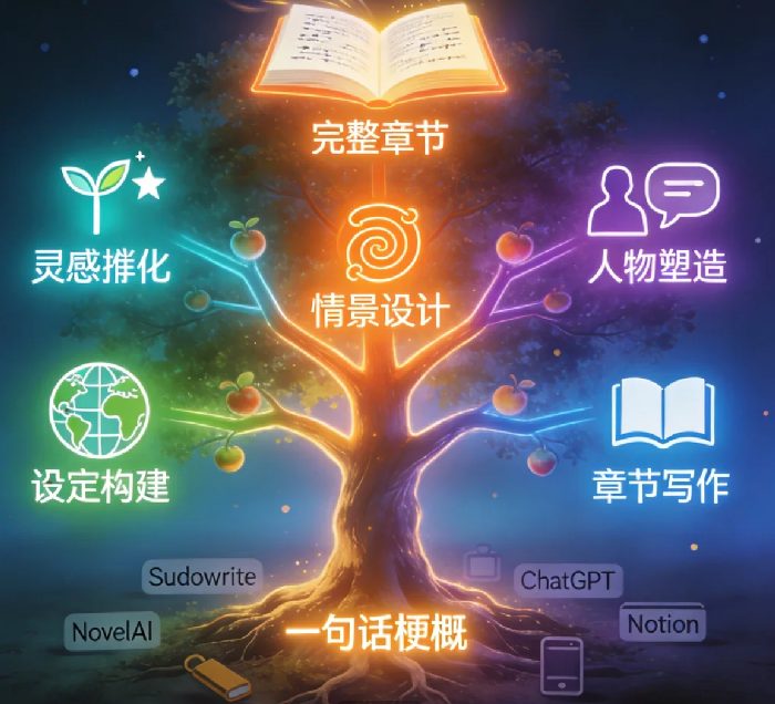 用AI写故事:从一句话梗概到完整章节,一套创意写作工作流