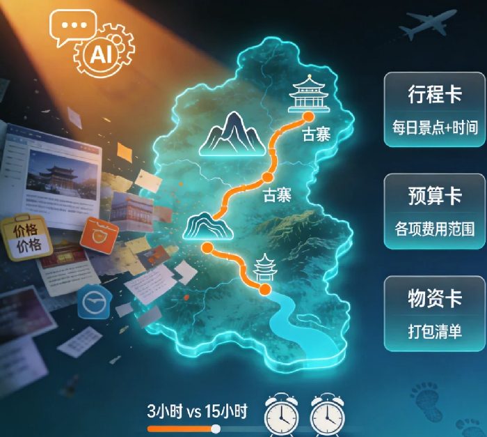 用AI做“旅行规划”：从行程设计到预算管理，一套省心方案
