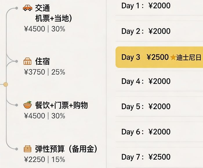 用AI做旅行预算：从机票比价到每日开销，一套出发前就能用的省钱方案