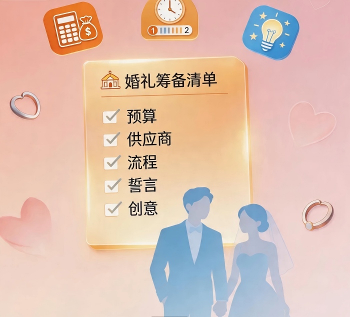 用AI做婚礼筹备：从预算分配到流程设计，一套新人的省心方案