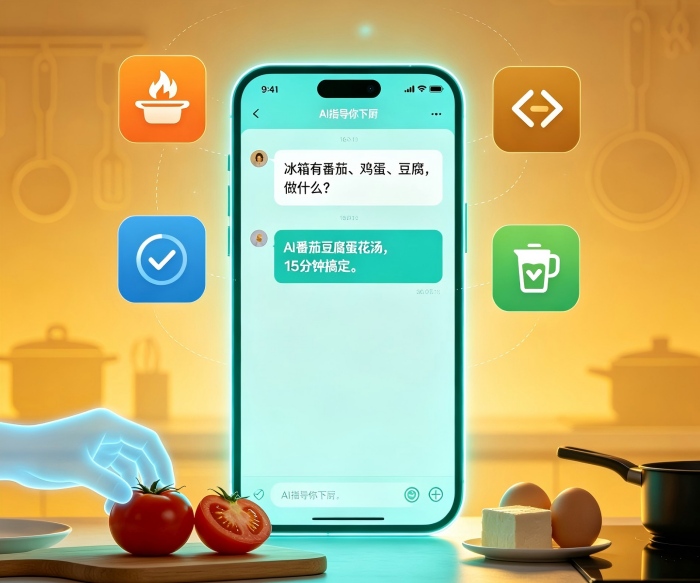 用AI做美食：从菜谱生成到营养计算，一套厨房小白的做饭方案