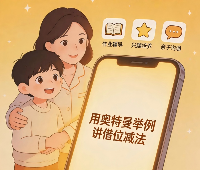 用AI做亲子教育：从辅导作业到兴趣培养，一套家长的减压方案